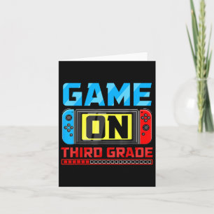 Spel på tredje Klass-spelaren Back to school först Kort