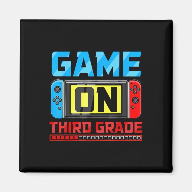 Spel på tredje Klass-spelaren Back to school först Magnet (Framsidan)