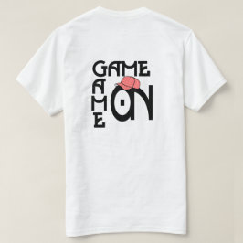 Spel på typografi t shirt