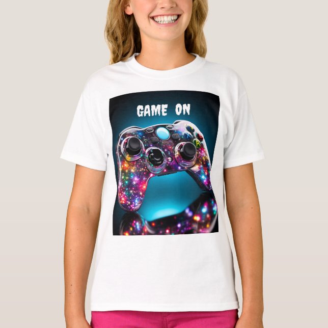Spel på vibrant t shirt (Framsida)
