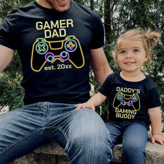 Spel Pappa - tävlingsdatum för spel för Far-barn T Shirt