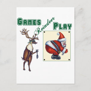 Spel Reindeer Play Vykort