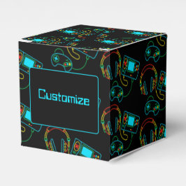 Spel Retro Neon-kub Presentaskar