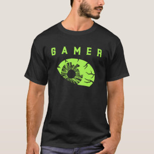 Spel Shirt Kids Tonåringar Gamer Öga Graphic Tshir T