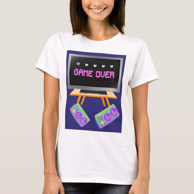 spel slut t shirt (Framsida)