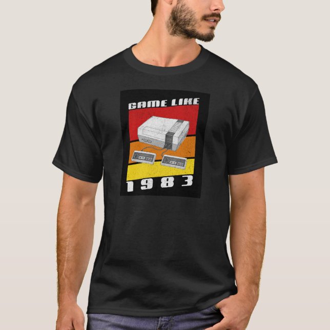 Spel som 1983, Retrospel T Shirt (Framsida)