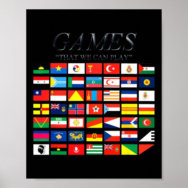Spel som vi kan spela poster (Framsidan)