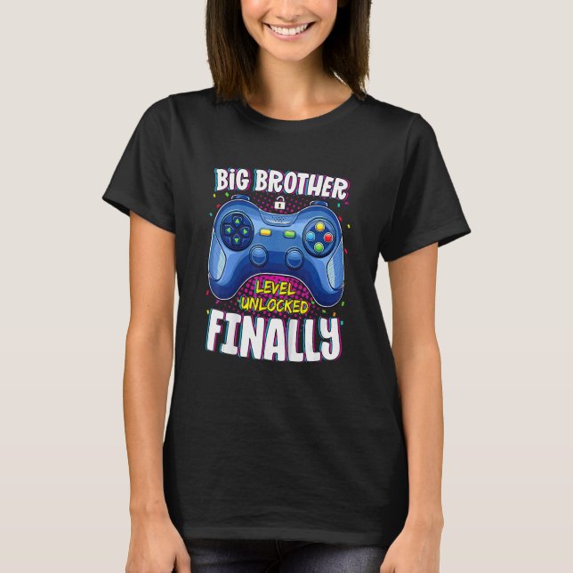 Spel-spel i full brother, slutligen, med olåst spe t shirt (Framsida)