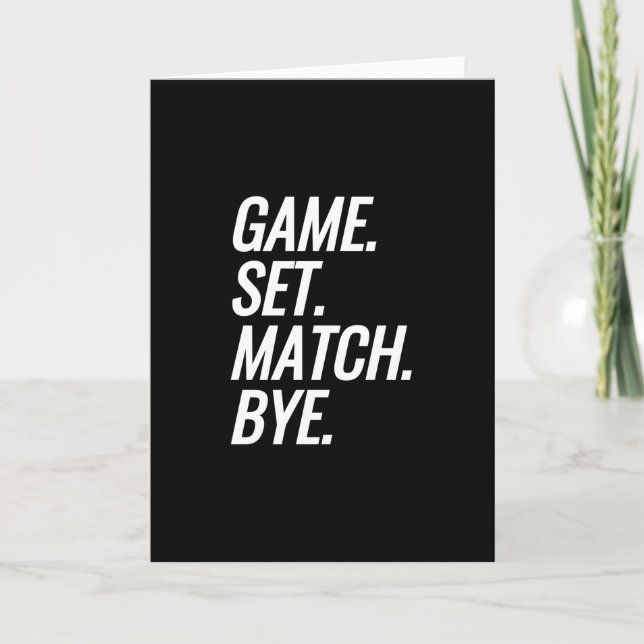 Spel. Ställ in. Matcha. Hej då. Kort (Framsida)
