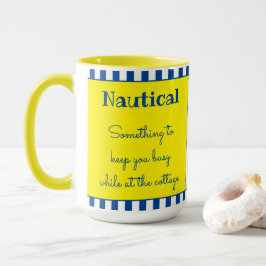 Spel Stil Nautical Themme Mugg