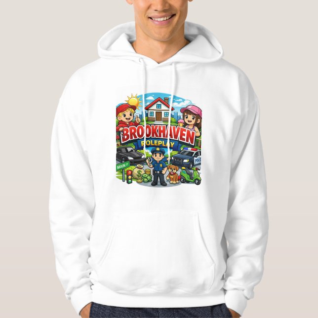 Spel T-shirt  Hoodie (Framsida)