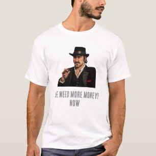 Spel T-Shirt Vintage Cowboy som röker Cigarrett