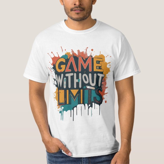 Spel utan gränser t shirt (Framsida)