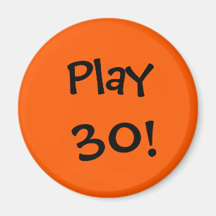 Spela 30! magnet