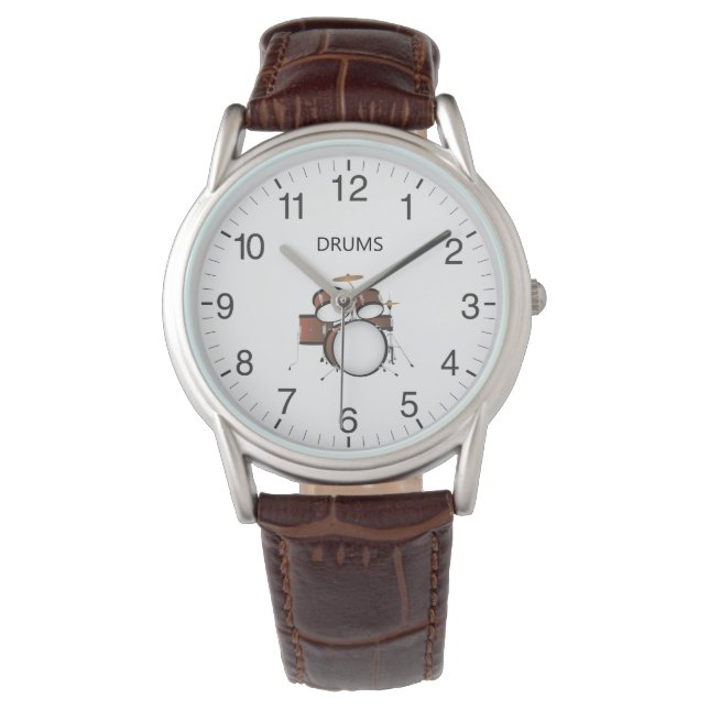 Spela bara Drums Armbandsur (Framsida)
