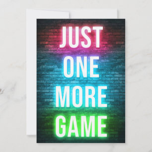 Spela bara ett spel till spara datumet