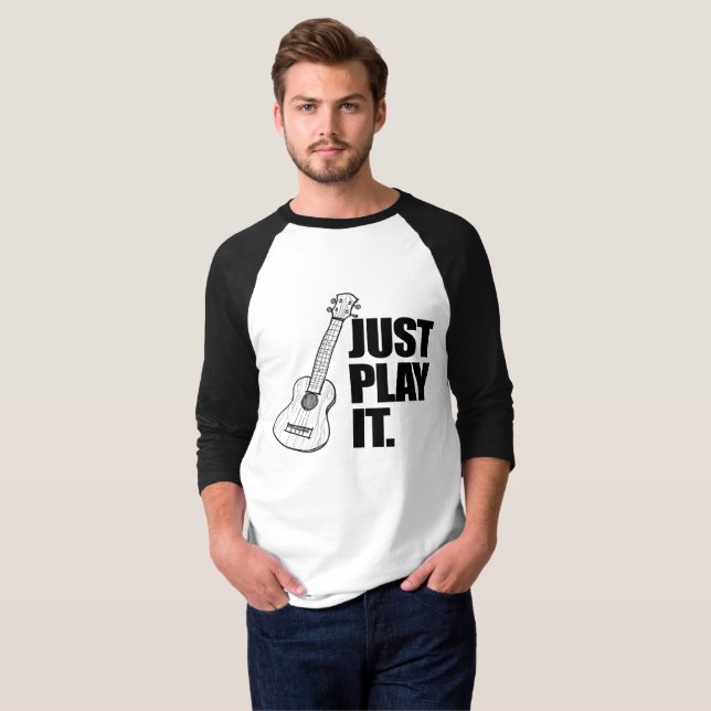 Spela bara upp det t shirt (Hel framsida)