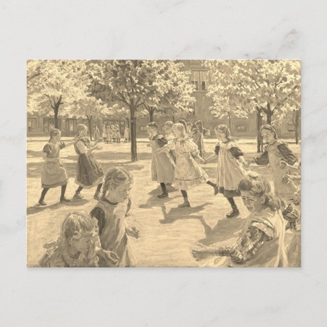 SPELA BARN EFTER PETER HANSEN VYKORT (Framsida)