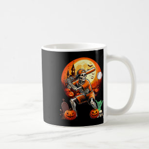 Spela Baseball Halloween Player Trainer Fläkt Kärl Kaffemugg