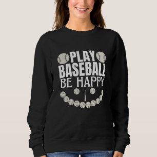 spela baseboll var glad t shirt