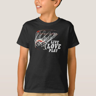 Spela basketboll i Kärlek på subgirl T Shirt