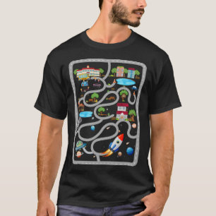 Spela bilar på Pappa eller mamma rygg, Perfekt st T Shirt