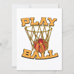 Spela boll basket.