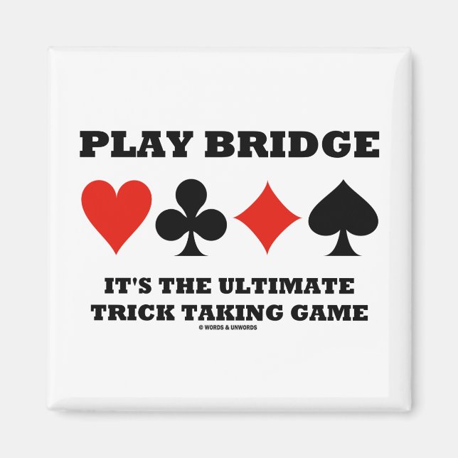 Spela Bridge Det är den ultimata tricksspelet Magnet (Framsidan)