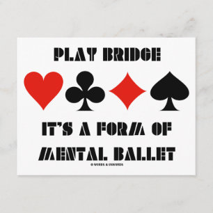 Spela Bridge Det är en form av tandpackning Inbjudningar