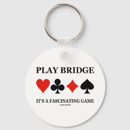 Spela Bridge Det är ett fascinerande spel (Card Ko Nyckelring