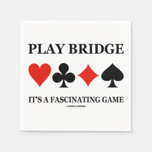 Spela Bridge Det är ett fascinerande spel (Card Ko Pappersservett