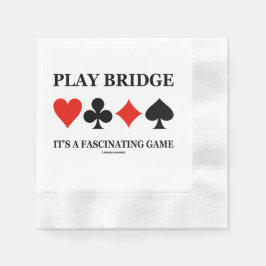 Spela Bridge Det Är Ett Fascinerande Spel Kortfärg Pappersservett