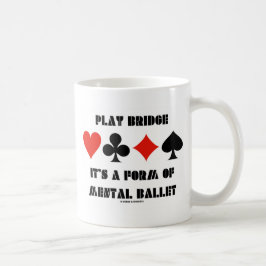 Spela brygga. Det är en form av tandbalk Kaffemugg
