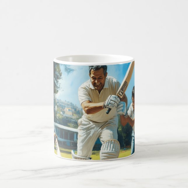 Spela Cricket Digital Art Kaffemugg (Center)