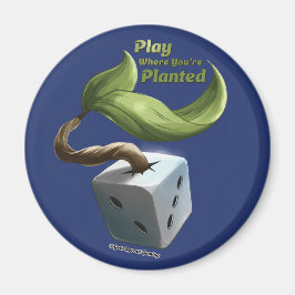 Spela där du är planerad magnet