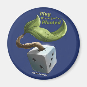 Spela där du är planerad magnet