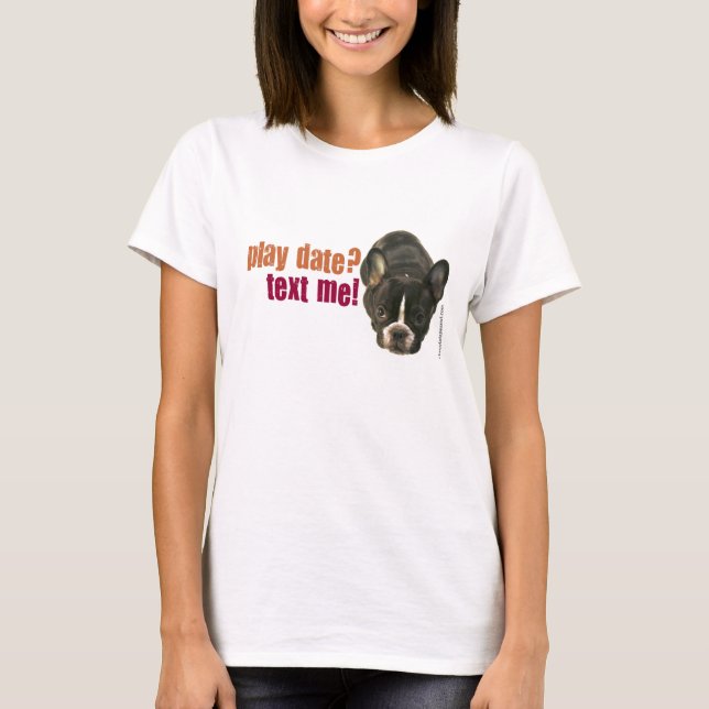 Spela dejt? tee shirt (Framsida)