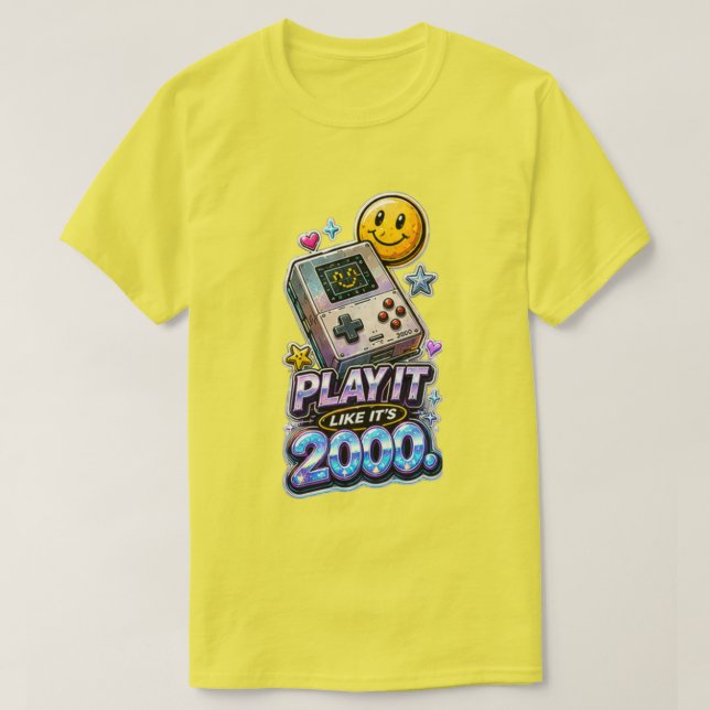 Spela Det Som Om Det Vore 2000 T Shirt (Design framsida)