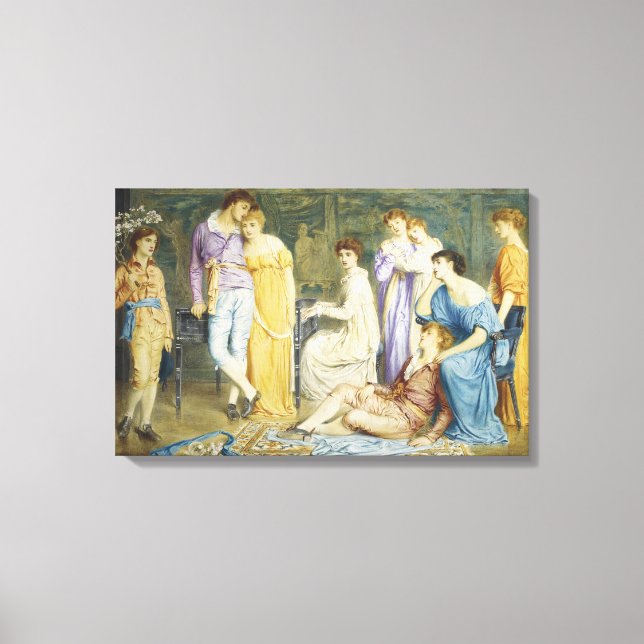 Spela en relud av Bach Canvastryck (Framsida)