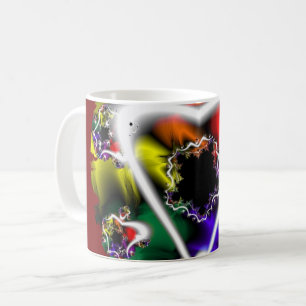 Spela Figursättning för regnbåge Kaffemugg