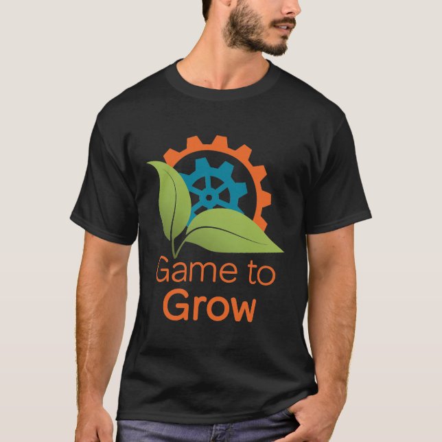 Spela för att växa T-tröja T-shirt (Framsida)