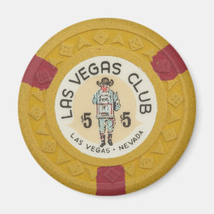 Spela för kasino för Las Vegas pokerchip som är Magnet