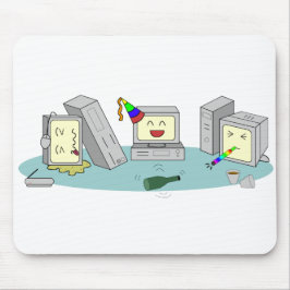 Spela för LAN-partydator som är geeky Musmatta