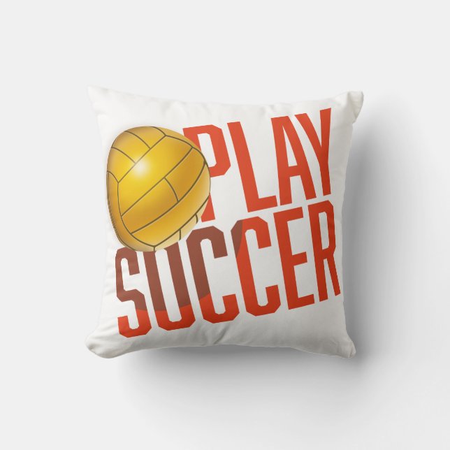 Spela fotboll kudde (Framsida)