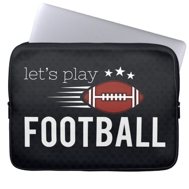 Spela fotboll Laptop sleeve (Framsidan)