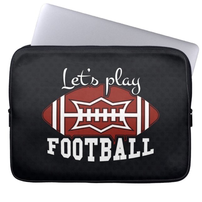 Spela fotboll Laptop sleeve (Framsidan)