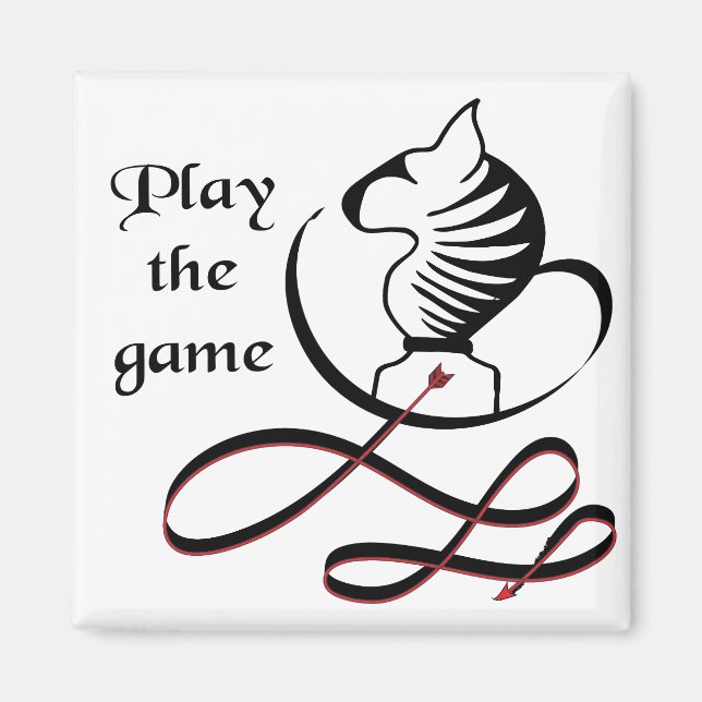 Spela GAME Bull Terrier Magnet (Framsidan)