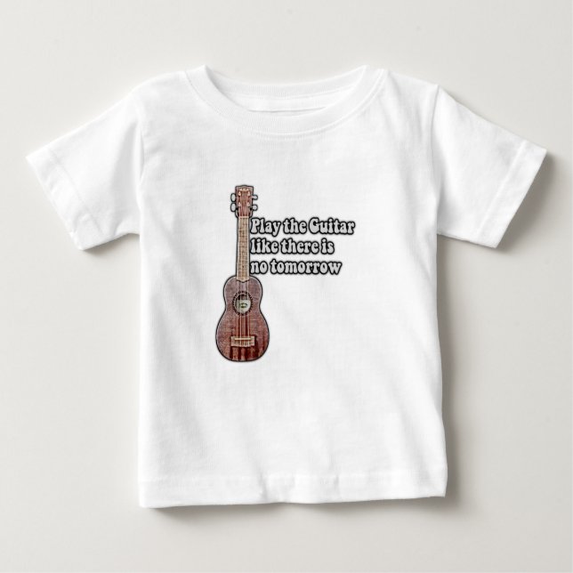 Spela gitarren som om det inte finns någon morgond t shirt (Framsida)