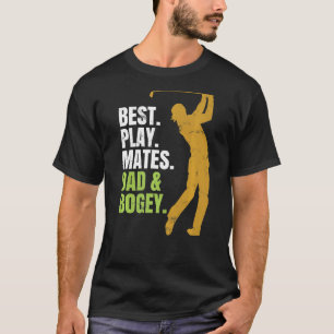 Spela Golf Best Playmates Pappa & Bogey T Shirt