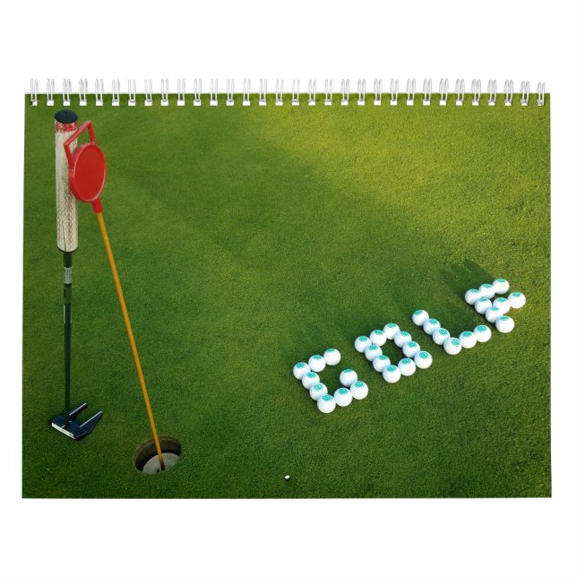 Spela Golf Wall Calendar Kalender (Omslag)